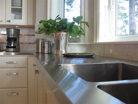 DIY Kitchen Countertop Ideas | Design/Decor Inspiration | Stainless countertops, Stainless steel ...