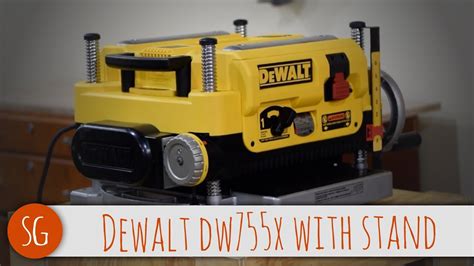 Make a Simple Dewalt DW735 planer stand | How-to - YouTube