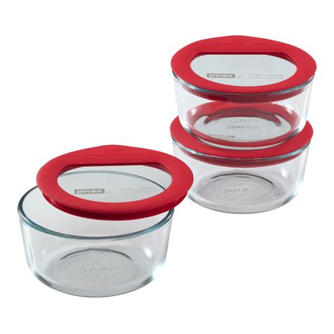 Pyrex Premium Glass Lids 6-Piece Storage Container Set & Reviews | Wayfair