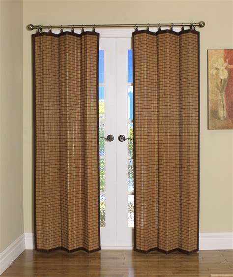 Bamboo Window Panel Curtains - windowcurtain