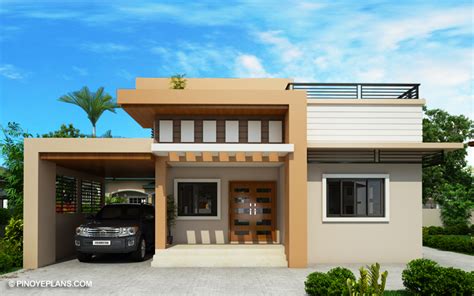 Kassandra – Two Storey House Design with Roof Deck | Pinoy ePlans