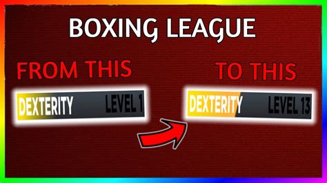 How To Quickly Gain Dexterity In Boxing League! ROBLOX - YouTube