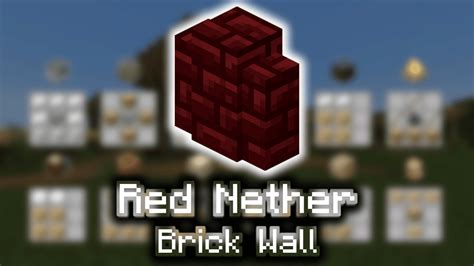 Red Nether Brick Wall - Wiki Guide - 9Minecraft.Net