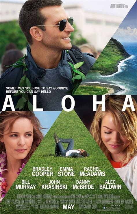 Aloha (2015) Movie Poster - Ft. Bradley Cooper, Emma Stone & Rachel ...