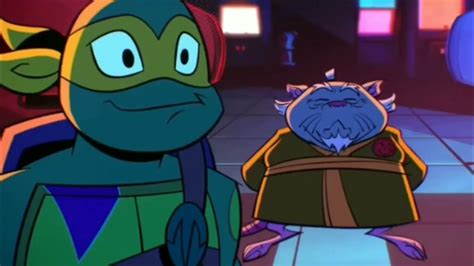 [Rottmnt] Leo and Splinter father son moments voiced over, and some sibling moments at the end ...