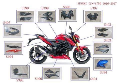 Carbon Fiber Motorcycle Parts for New Suzuki Gsx-S750 2016-2017 - China Carbon Fiber Parts for ...