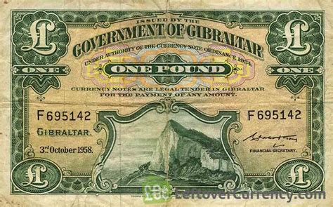 1 Gibraltar Pound (Rock of Gibraltar series) - exchange yours