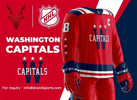 Pin by Aranxsports on NHL icehockey Uniform | Sports jersey, Nhl, Washington capitals