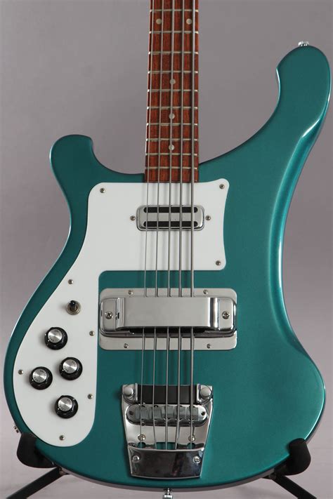 1994 Left Handed Rickenbacker 4003S/5 5-String Bass Turquoise ~Super R ...