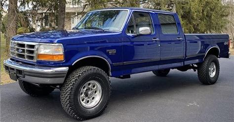 Dominance and Power in the 1997 F-350 Crew Long Bed XLT 4x4 with 7.3L ...