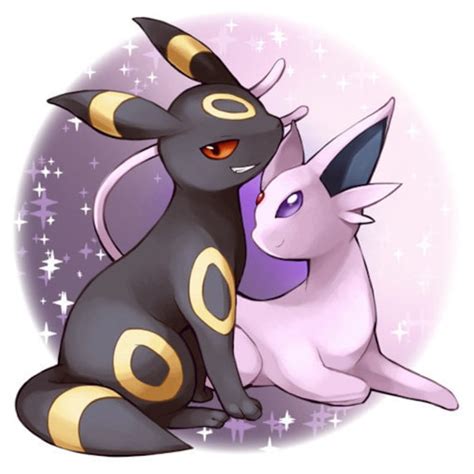 Cute Espeon And Umbreon