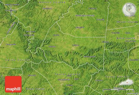 Satellite Map of Marion County