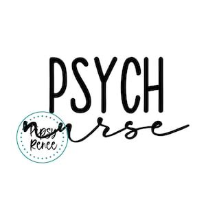 Psych Nurse SVG Psychiatric Nurse - Etsy
