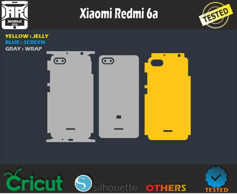 Xiaomi Redmi 6a Skin Template Vector - ARMOBILESKIN