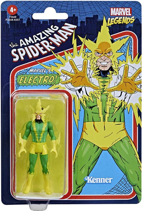 Retro Kenner Marvel Legends: Electro 3.75" Action Figure – Quest Toys