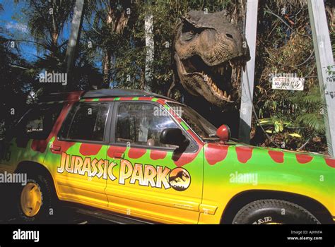 Orlando FL Florida Universal Studios Jurassic Park t-rex dinosaur Stock ...