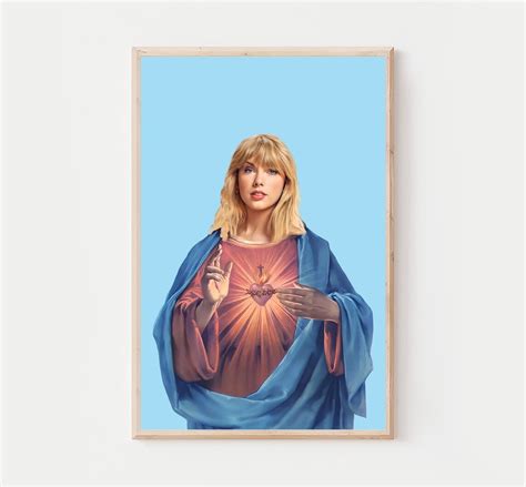 Taylor Swift Jesus Poster / Taylor Swift Poster / Poster Print - Etsy