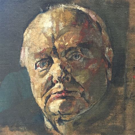 Study for portrait of Winston Churchill. | Portrait, Cool art, Painting