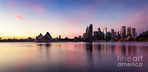 Sydney City Skyline at sunrise Photograph by Leah-Anne Thompson - Fine Art America