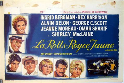 "ROLLS ROYCE AMARILLO, EL" MOVIE POSTER - "THE YELLOW ROLLS ROYCE" MOVIE POSTER