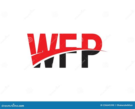 WFP Letter Initial Logo Design Vector Illustration Stock Vector ...