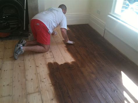 Floor Staining and Gap Filling