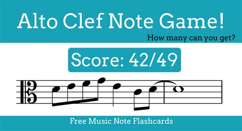 Learn Alto Clef Notes | Free Music Note Flashcards