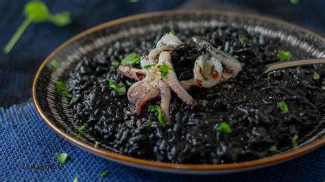 Risotto Nero (Squid Ink Risotto, a Venetian Recipe)