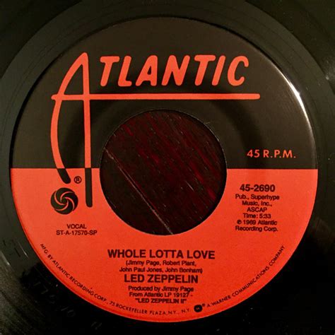 Led Zeppelin - Whole Lotta Love (1998, SRC, Vinyl) | Discogs