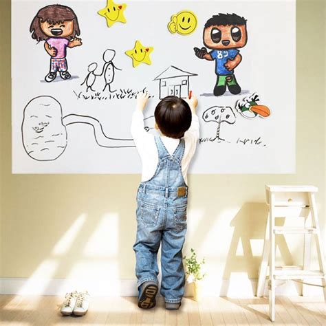 Vinilo Pizarra Blanca - Infantil - 127x100 cm » RotulArte