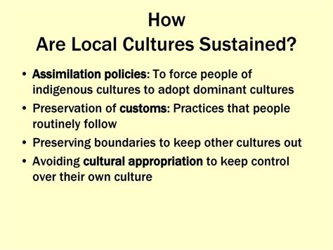 LOCAL CULTURE, POPULAR CULTURE, AND CULTURAL LANDSCAPES - ppt download