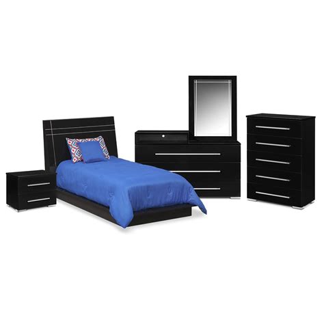 Dimora Chest - Black | Value City Furniture