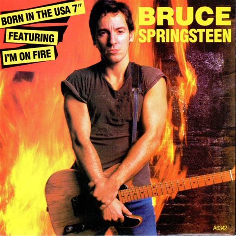 Bruce Springsteen - I'm On Fire / Born In The U.S.A. (1985, Vinyl ...