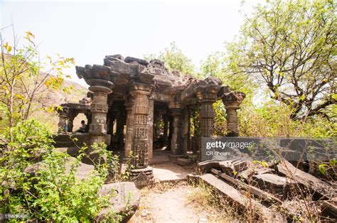 Ruin Of Ancient Hindu Temple Lonar Crater Lake Maharashtra India High-Res Stock Photo - Getty Images