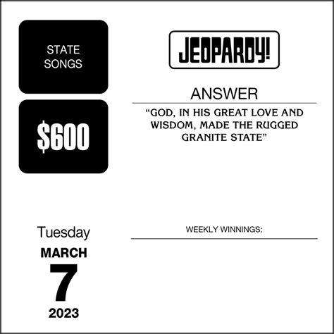 Jeopardy! 2023 Daily Desktop Calendar - Calendars & Planners - Hallmark