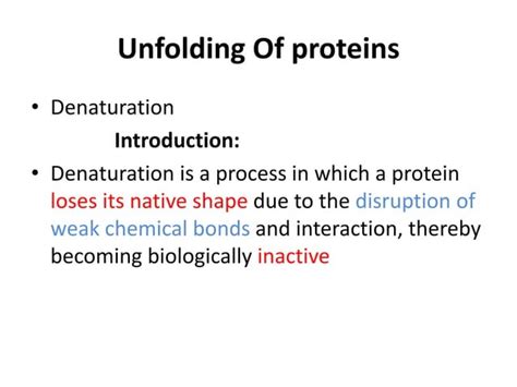 Protein Folding Mechanism