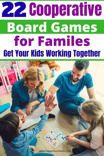 Best Cooperative Board Games for Families By Kid's Age | Happy Mom Hacks