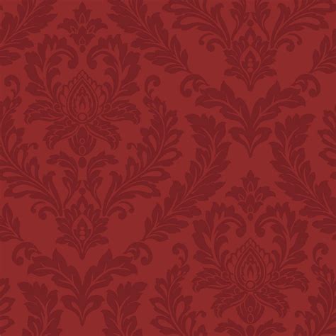 York Wallcoverings Red Damask Wallpaper-LW5895 - The Home Depot