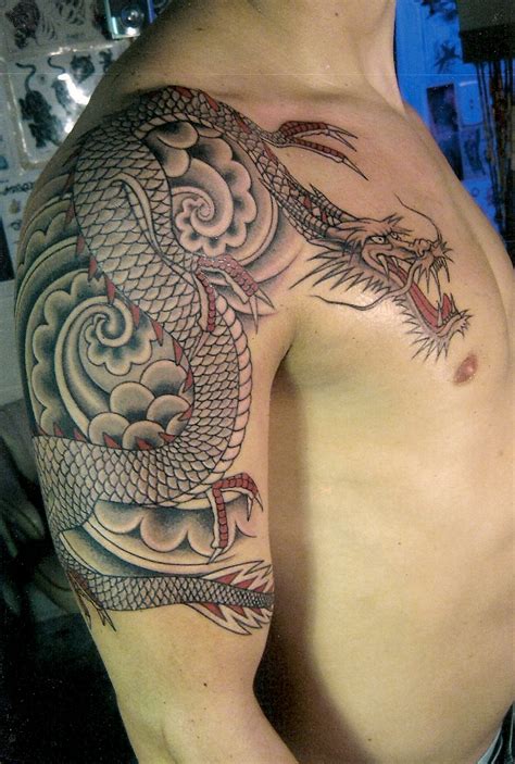 100’s of Shoulder Dragon Tattoo Design Ideas Pictures Gallery - Tattoo Design Ideas