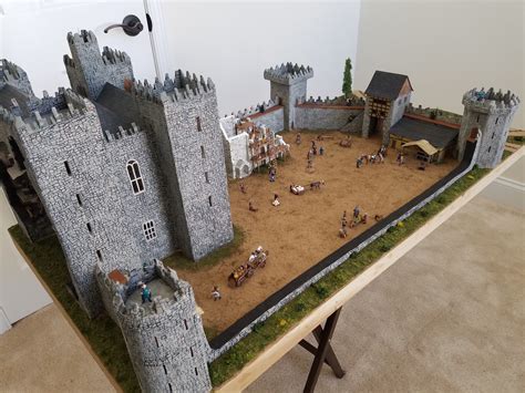 Bunratty Castle inspired medieval diorama