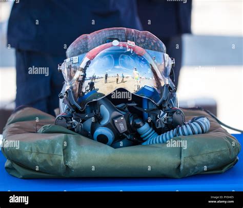 US Navy Blue Angels helmet Stock Photo - Alamy