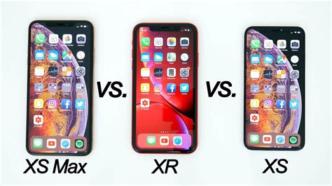 iPhone XR vs iPhone XS vs iPhone XS Max Full Comparison! - YouTube