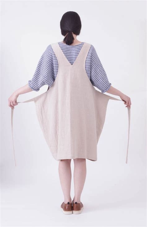 Love a japanese pinafore cross back apron – Artofit