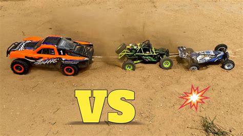 Traxxas Slash 4x4 vs Wltoys RC Cars | Remote Control Car | Wltoys 12427 - YouTube