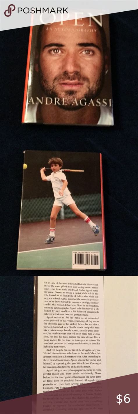 💰3/$10💰 ANDRE AGASSI Autobiography | Andre agassi, Autobiography, Good books