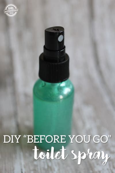 Make Your Own "Before You Go" Toilet Spray | Kids Activities Blog