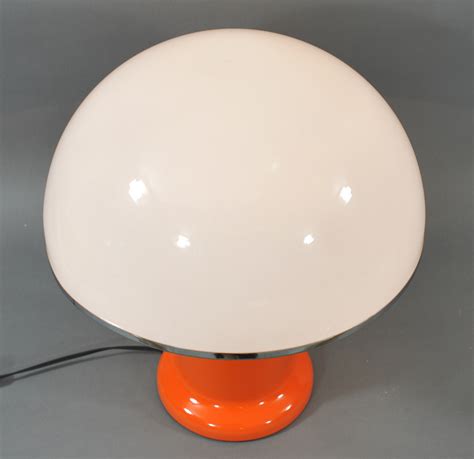 Vintage orange mushroom table lamp | Modulolab