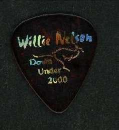 Willie Nelson Guitar Pick of the Day: Down Under 2000 | www ...