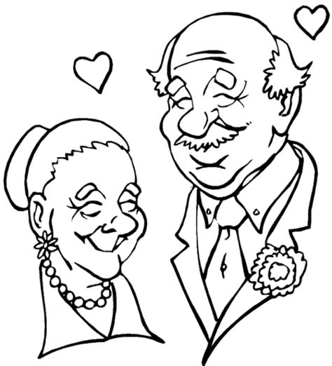 Free Grandparents Clipart Black And White, Download Free Grandparents ...