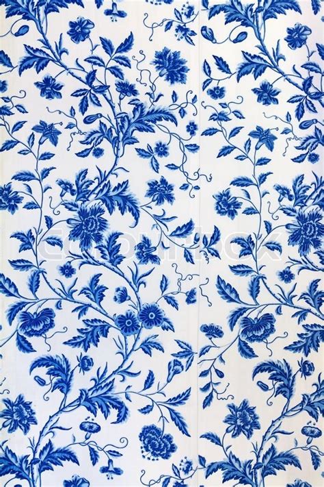 🔥 Free download Wallpaper Blue Flower Pattern Blue Floral Pattern ...